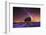 Milky Way over a lavender field in Guadalajara province, Spain, Europe-David Rocaberti-Framed Photographic Print