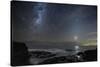 Milky Way Over Cape Schanck, Australia-Alex Cherney-Stretched Canvas