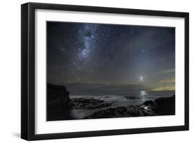 Milky Way Over Cape Schanck, Australia-Alex Cherney-Framed Photographic Print