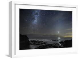 Milky Way Over Cape Schanck, Australia-Alex Cherney-Framed Photographic Print