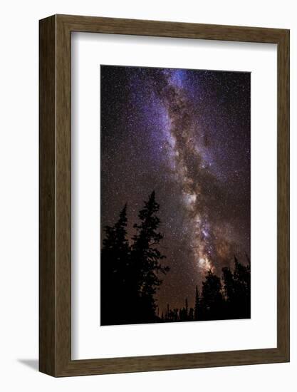 Milky Way over Cedar Breaks National Monument, Utah, USA.-Russ Bishop-Framed Photographic Print