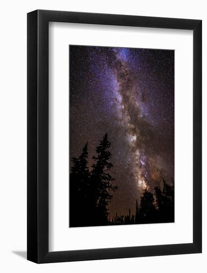 Milky Way over Cedar Breaks National Monument, Utah, USA.-Russ Bishop-Framed Photographic Print