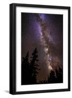 Milky Way over Cedar Breaks National Monument, Utah, USA.-Russ Bishop-Framed Premium Photographic Print