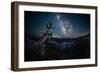 Milky Way over Crater Lake-Lydia Jacobs-Framed Giclee Print