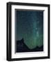 Milky Way over Glacier National Park, Montana.-Steven Gnam-Framed Photographic Print