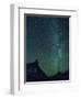 Milky Way over Glacier National Park, Montana.-Steven Gnam-Framed Photographic Print