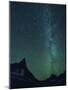 Milky Way over Glacier National Park, Montana.-Steven Gnam-Mounted Photographic Print