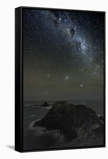 Milky Way Over Phillip Island, Australia-Alex Cherney-Framed Stretched Canvas
