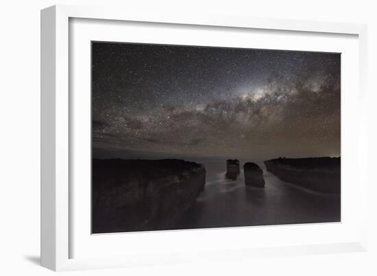 Milky Way Over Shipwreck Coast-Alex Cherney-Framed Photographic Print