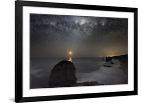 Milky Way Over Shipwreck Coast-Alex Cherney-Framed Photographic Print