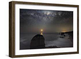 Milky Way Over Shipwreck Coast-Alex Cherney-Framed Photographic Print