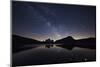 Milky Way over the Lago Delle Baste in South Tyrol-Niki Haselwanter-Mounted Photographic Print