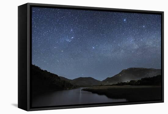 Milky Way Over Wilsons Promontory-Alex Cherney-Framed Stretched Canvas