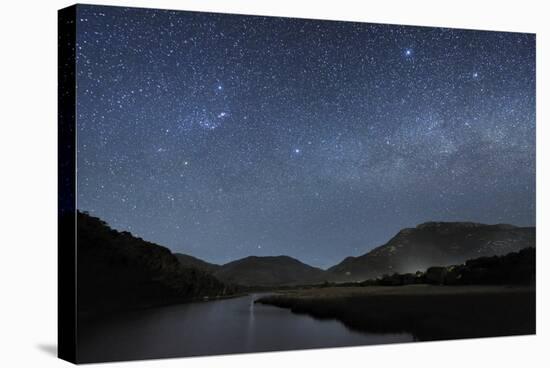 Milky Way Over Wilsons Promontory-Alex Cherney-Stretched Canvas