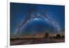 Milky Way Reflected over the Atacama Desert-Giulio Ercolani-Framed Premium Photographic Print