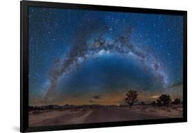 Milky Way Reflected over the Atacama Desert-Giulio Ercolani-Framed Photographic Print