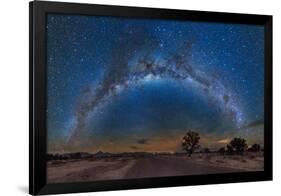 Milky Way Reflected over the Atacama Desert-Giulio Ercolani-Framed Photographic Print