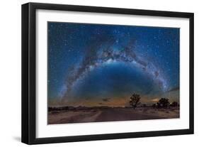 Milky Way Reflected over the Atacama Desert-Giulio Ercolani-Framed Photographic Print