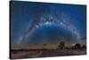 Milky Way Reflected over the Atacama Desert-Giulio Ercolani-Stretched Canvas