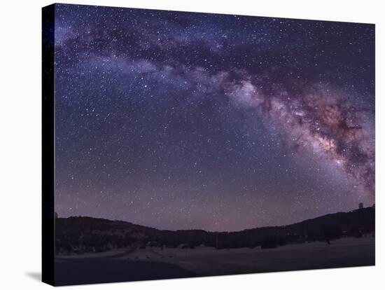 Milky Way Rises the McDonald Observatory Near Fort Davis, Texas-Stocktrek Images-Stretched Canvas