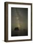 Milky Way rising behind sea stacks at 2nd Beach, Olympic National Park, Washington State-Greg Probst-Framed Photographic Print