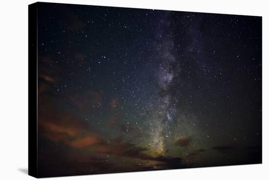 Milky Way, Stars at Night-Sheila Haddad-Stretched Canvas