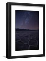 Milky Way with Meteor-April Xie-Framed Photographic Print