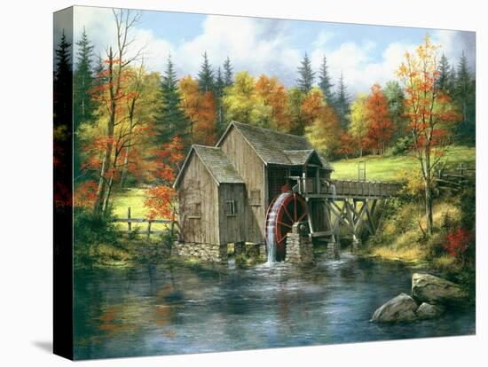 Mill At Black Rock-Rudi Reichhardt-Stretched Canvas