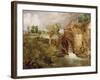 Mill at Gillingham, Dorset, 1825-26-John Constable-Framed Giclee Print