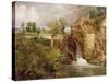 Mill at Gillingham, Dorset, 1825-26-John Constable-Stretched Canvas