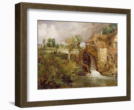 Mill at Gillingham, Dorset, 1825-26-John Constable-Framed Premium Giclee Print