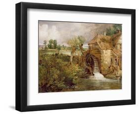 Mill at Gillingham, Dorset, 1825-26-John Constable-Framed Premium Giclee Print