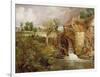 Mill at Gillingham, Dorset, 1825-26-John Constable-Framed Giclee Print