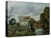 Mill by the River Stour, c.1820-John Constable-Stretched Canvas