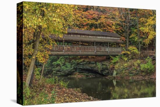 Mill Creek Covered Bridge 2-Galloimages Online-Stretched Canvas