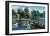 Mill-Dam-Currier & Ives-Framed Premium Giclee Print