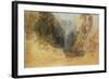 Mill Gill Fall, near Askrigg, Wensleydale-Joseph Mallord William Turner-Framed Giclee Print