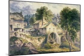 Mill in Bonsall Dale, Derbyshire-John Glover-Mounted Giclee Print