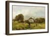 Mill Near Sheppard, Devon, C.1865-James Peel-Framed Giclee Print