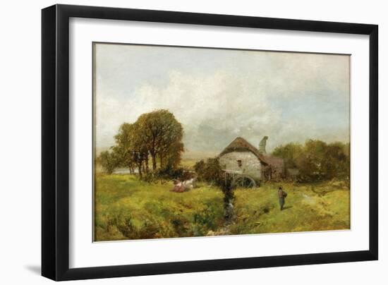 Mill Near Sheppard, Devon, C.1865-James Peel-Framed Giclee Print