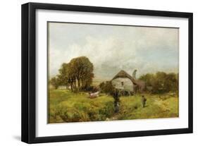 Mill Near Sheppard, Devon, C.1865-James Peel-Framed Giclee Print