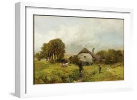 Mill Near Sheppard, Devon, C.1865-James Peel-Framed Giclee Print