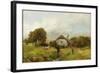 Mill Near Sheppard, Devon, C.1865-James Peel-Framed Giclee Print