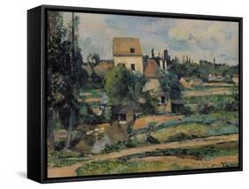 Mill on the Couleuvre at Pontoise, 1881-Paul C?zanne-Framed Stretched Canvas