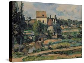 Mill on the Couleuvre at Pontoise, 1881-Paul C?zanne-Stretched Canvas