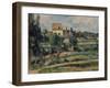 Mill on the Couleuvre at Pontoise, 1881-Paul C?zanne-Framed Giclee Print