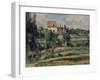 Mill on the Couleuvre at Pontoise, 1881-Paul C?zanne-Framed Giclee Print