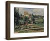 Mill on the Couleuvre at Pontoise, 1881-Paul C?zanne-Framed Premium Giclee Print