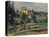 Mill on the Couleuvre at Pontoise, 1881-Paul C?zanne-Stretched Canvas