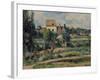 Mill on the Couleuvre at Pontoise, 1881-Paul C?zanne-Framed Giclee Print